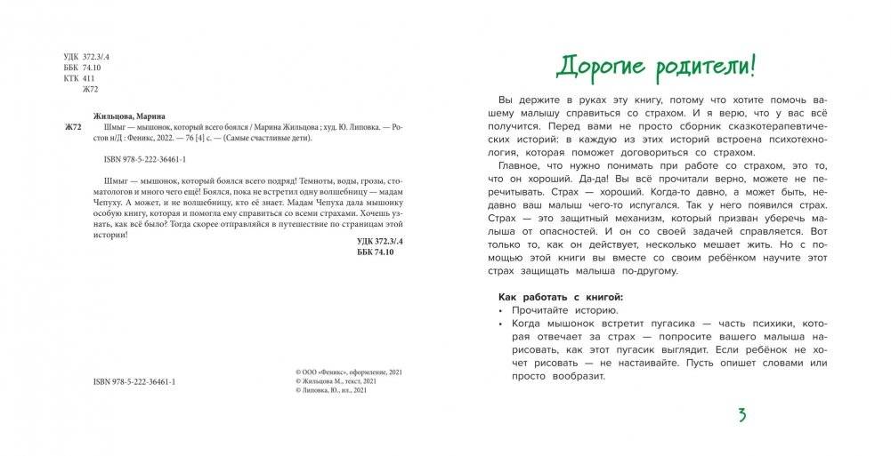 Шмыг - мышонок, который всего боялся фото книги 2