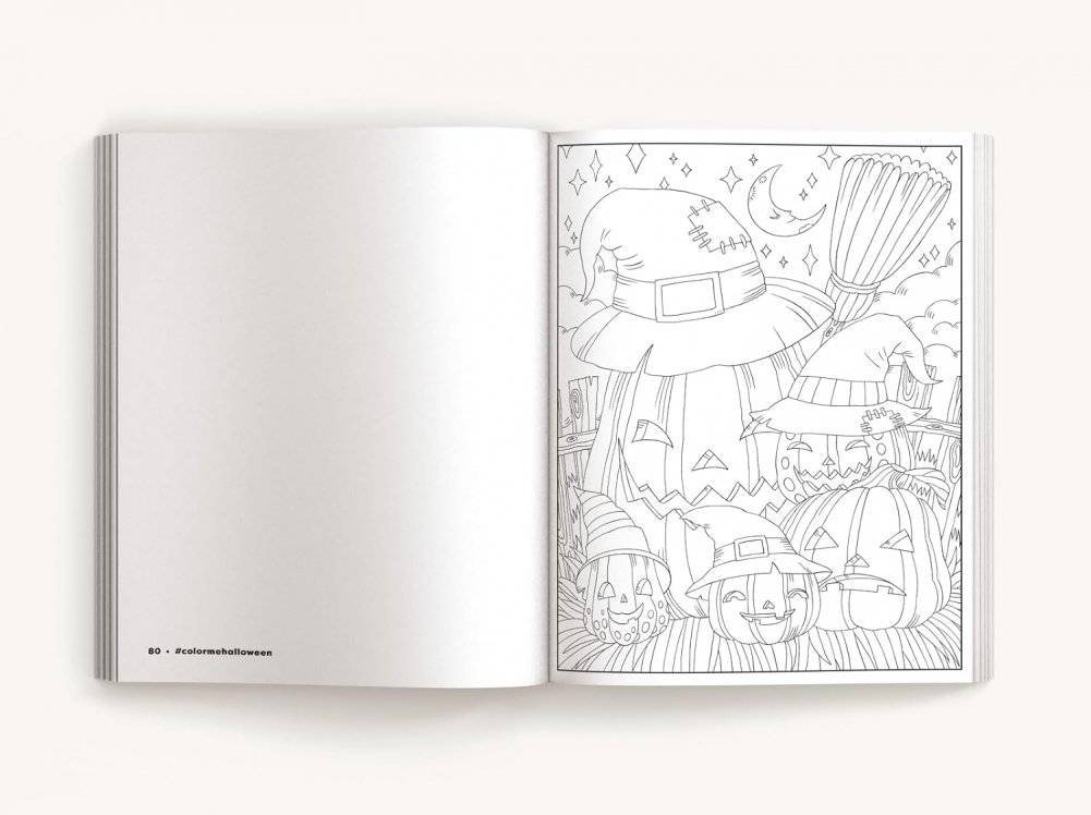 Color Me Halloween: A Spooky Coloring Book фото книги 4