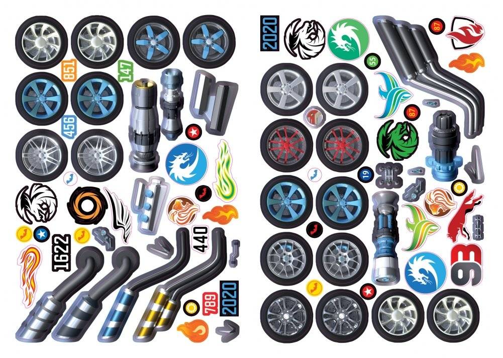 Моя книга наклеек. Авто-тюнинг фото книги 4