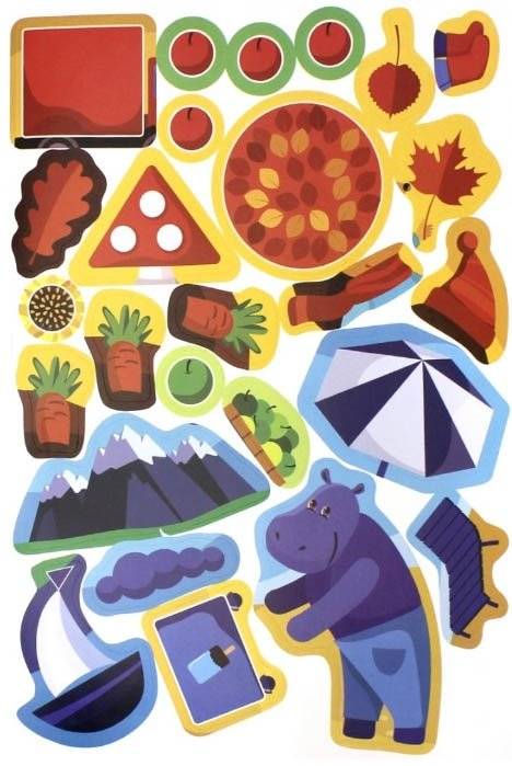 Цвета. Книжка с наклейками фото книги 6