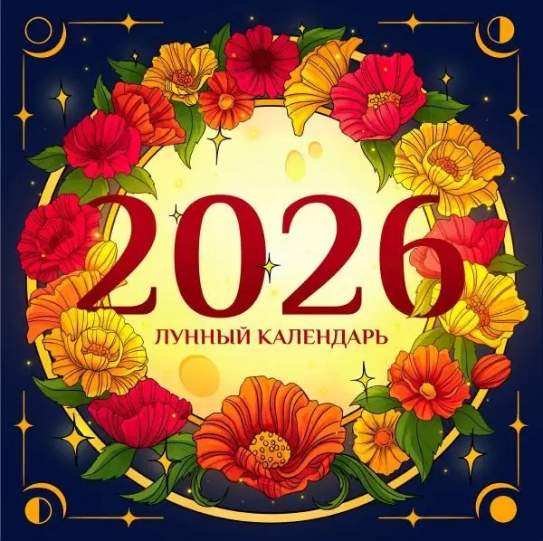 Лунный календарь на 2026 год. Советы и приметы фото книги