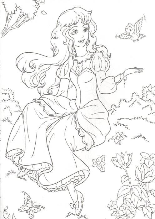 Раскраска. Для девочек фото книги 4