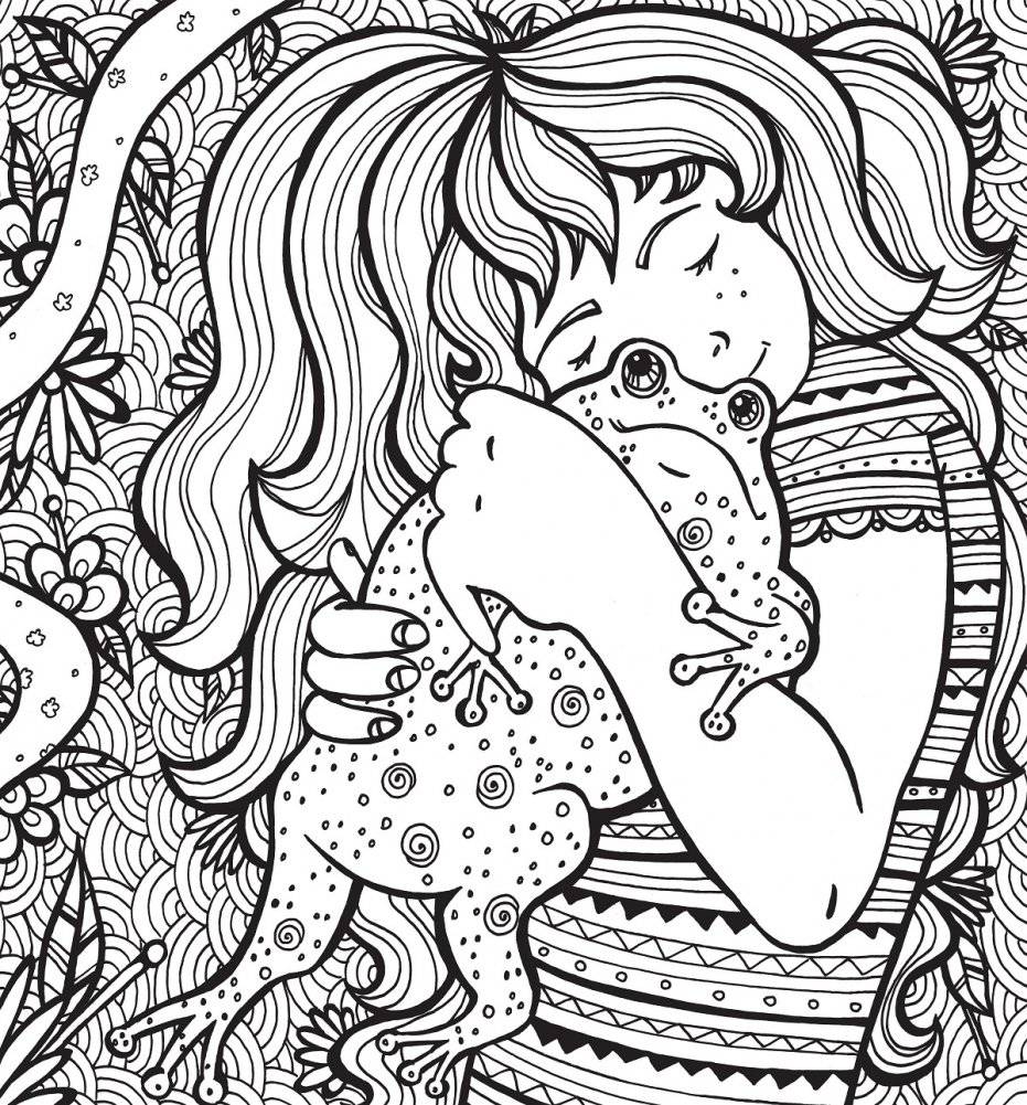 Раскраска-антистресс. Волшебные существа фото книги 9