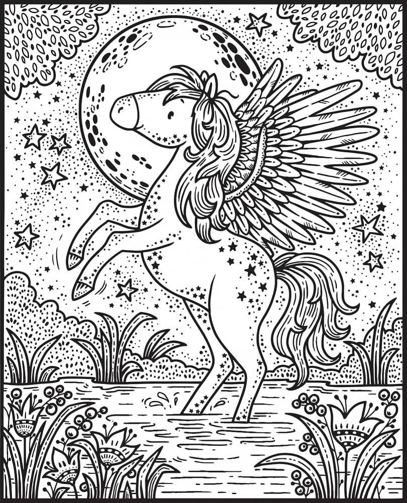 Magical Creatures Magic Painting Book фото книги 3