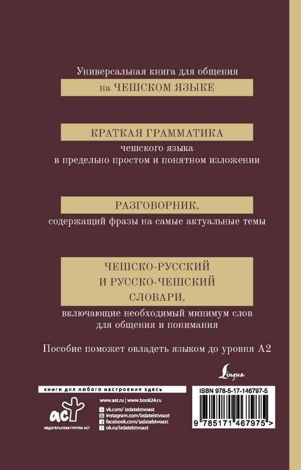 Чешский язык. 4-в-1: грамматика, разговорник, чешско-русский словарь, русско-чешский словарь фото книги 17