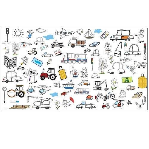 Три кота. Игра-раскраска. Дорожные приключения фото книги 2