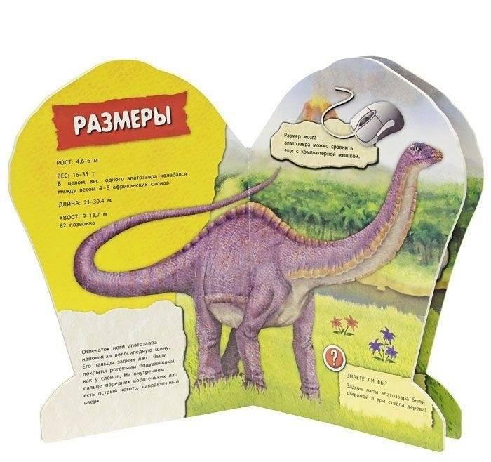 Бронтозавр. Книжка-игрушка. Для детей до 3 лет фото книги 2