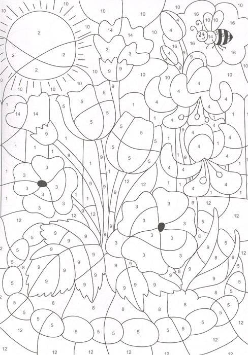 Раскраска по номерам. Для творческих девчонок фото книги 3