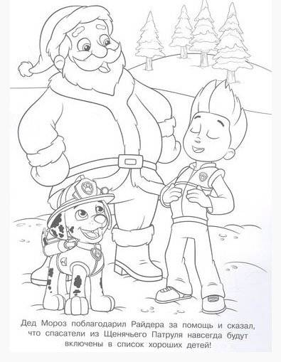 Щенячий патруль. N РГ 2104. Раскраска с глиттером фото книги 2