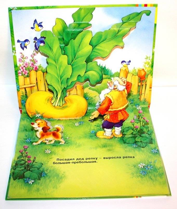 Репка. Книжка-панорамка фото книги 3