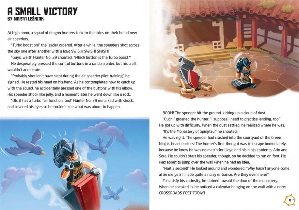 LEGO NINJAGO: Empire Warrior (with Dragon Hunter minifigure and Speeder mini-book) фото книги 5