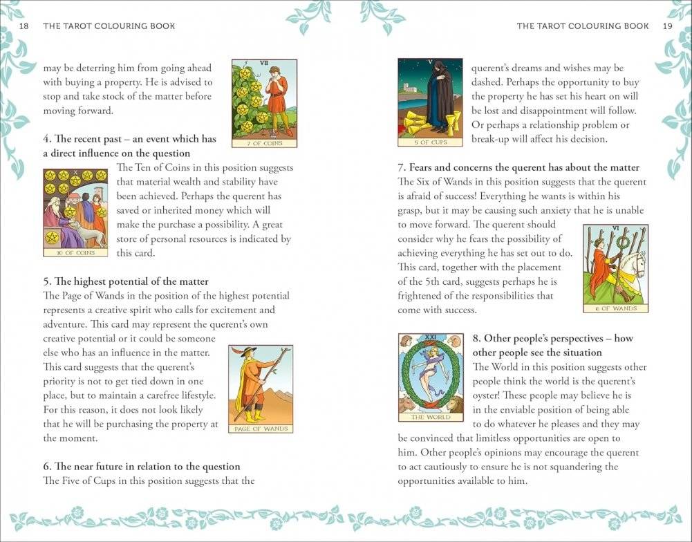 Colour Your Own Tarot Book & Card Deck фото книги 3