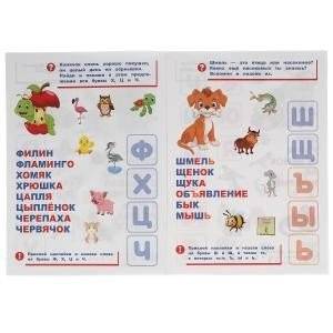 Животные. Азбука в наклейках. 50 наклеек фото книги 3