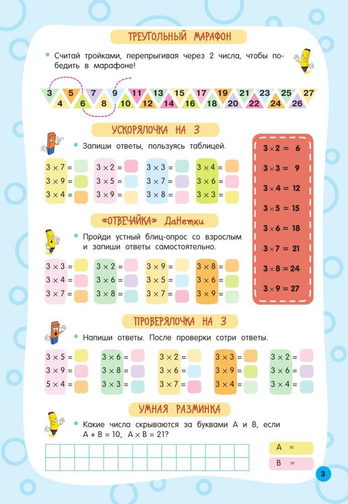 Таблица умножения фото книги 4