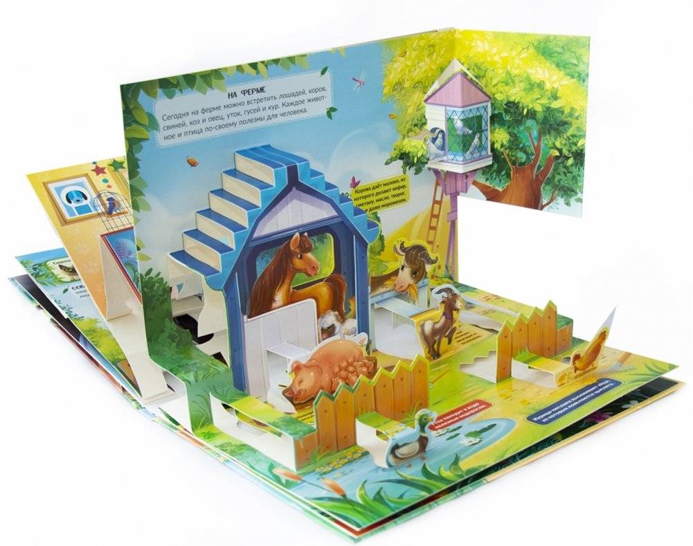 POP UP энциклопедия. Домашние животные. Книжка-панорамка фото книги 2