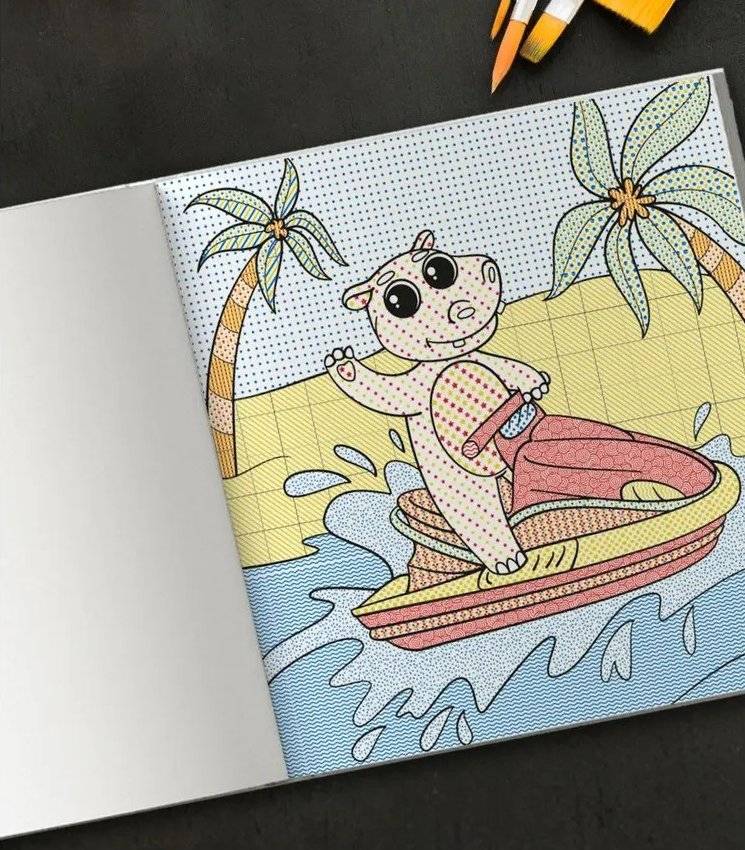 Моя первая водная раскраска. "Транспорт" фото книги 2