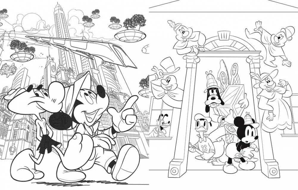 Disney Mickey and Friends Colouring Book фото книги 3