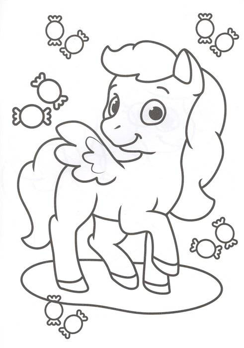 Раскраска. Крошки Пони фото книги 3