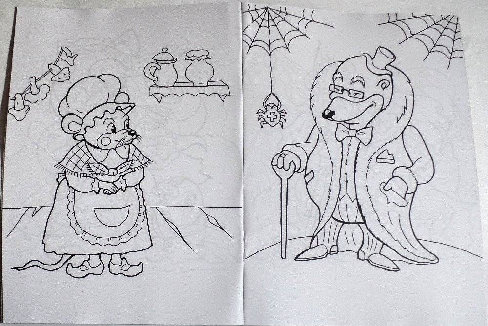 Раскраска. Любимые сказки фото книги 2