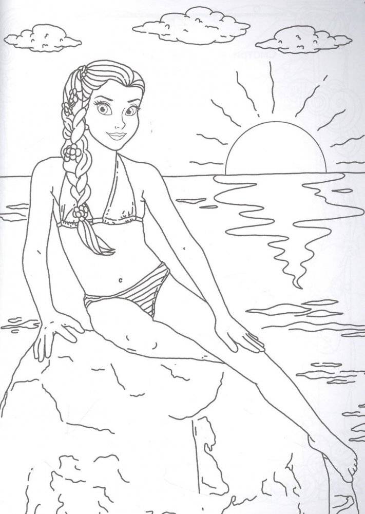 Раскраска для девочек. 100% стильная фото книги 4