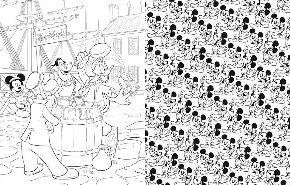 Disney Mickey and Friends Colouring Book фото книги 2
