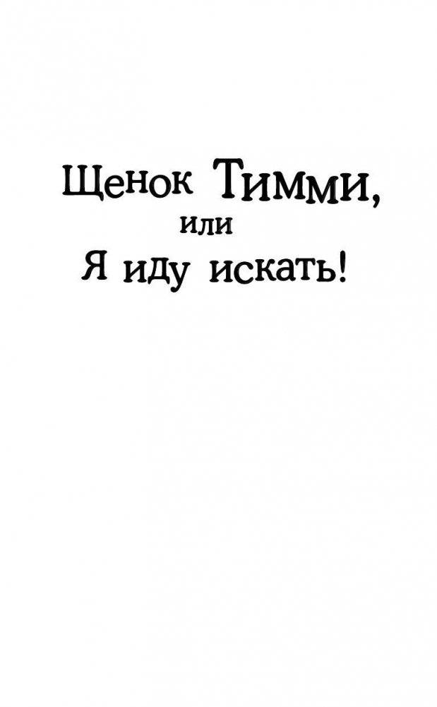 Щенок Тимми, или Я иду искать! фото книги 2