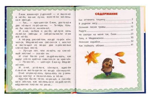 Ёжик и Медвежонок. Читаем по слогам фото книги 2