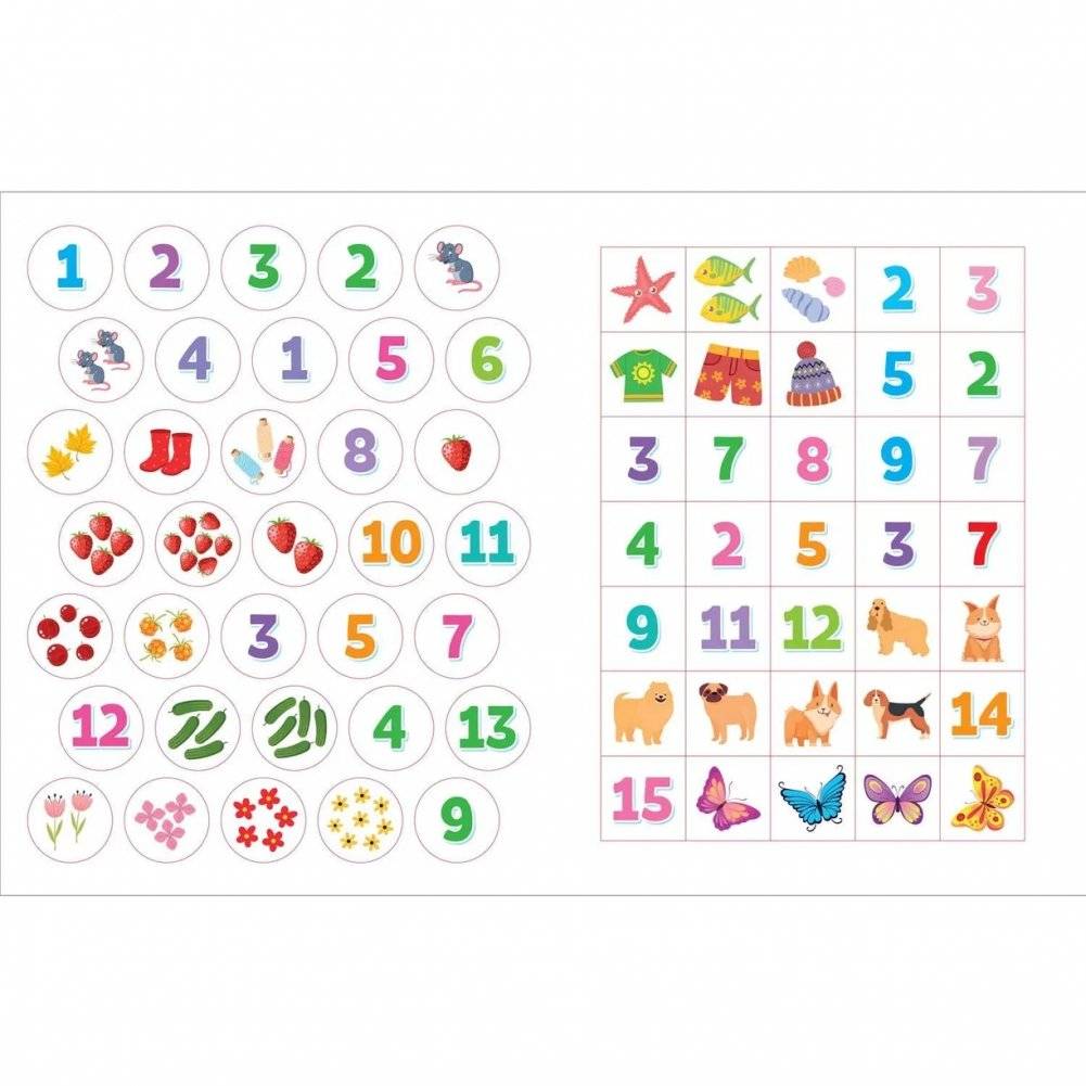 ND Play / Наклейки для умничек. Учимся считать фото книги 4