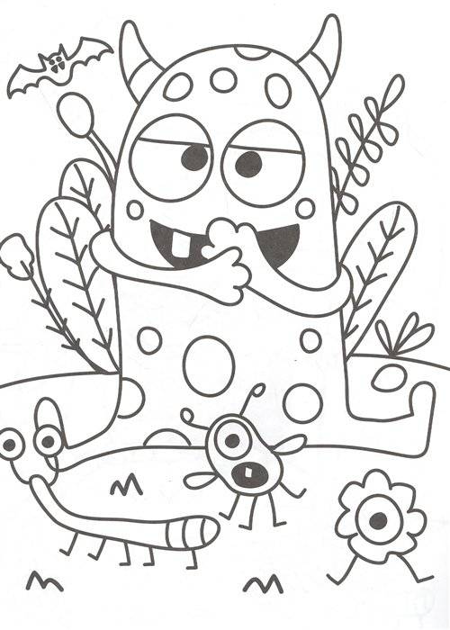 Раскраска. Монстрики фото книги 3