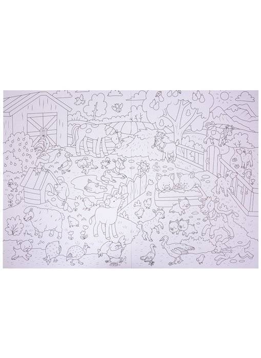 Раскраска-виммельбух. Домашние животные фото книги 2