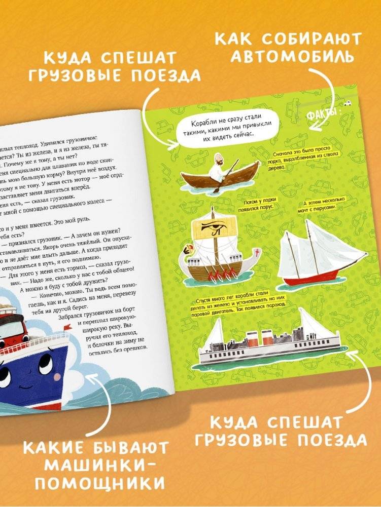 Энциклопедия в сказках. Лисенок Почемучка. Транспорт фото книги 4