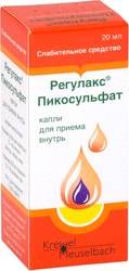 Krewel Meuselbach Regulax Picosulfate Drops, 7.5 mg / ml, 20 ml.