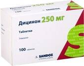 Sandoz Dicinon, 250 mg, 100 tab.
