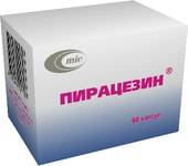 MIC Piracezin, 400 mg / 25 mg, 60 caps.
