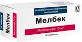Nobel Melbek, 15 mg, 20 tablets