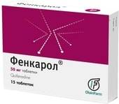 OlainFarm Fenkarol, 50 mg, 15 tab.