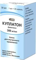 Orion Pharma Cuplaton Drops, 300 mg / 1ml, 30 ml.