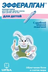 UPSA Efferalgan Solution, 30 mg / ml, 90 ml.