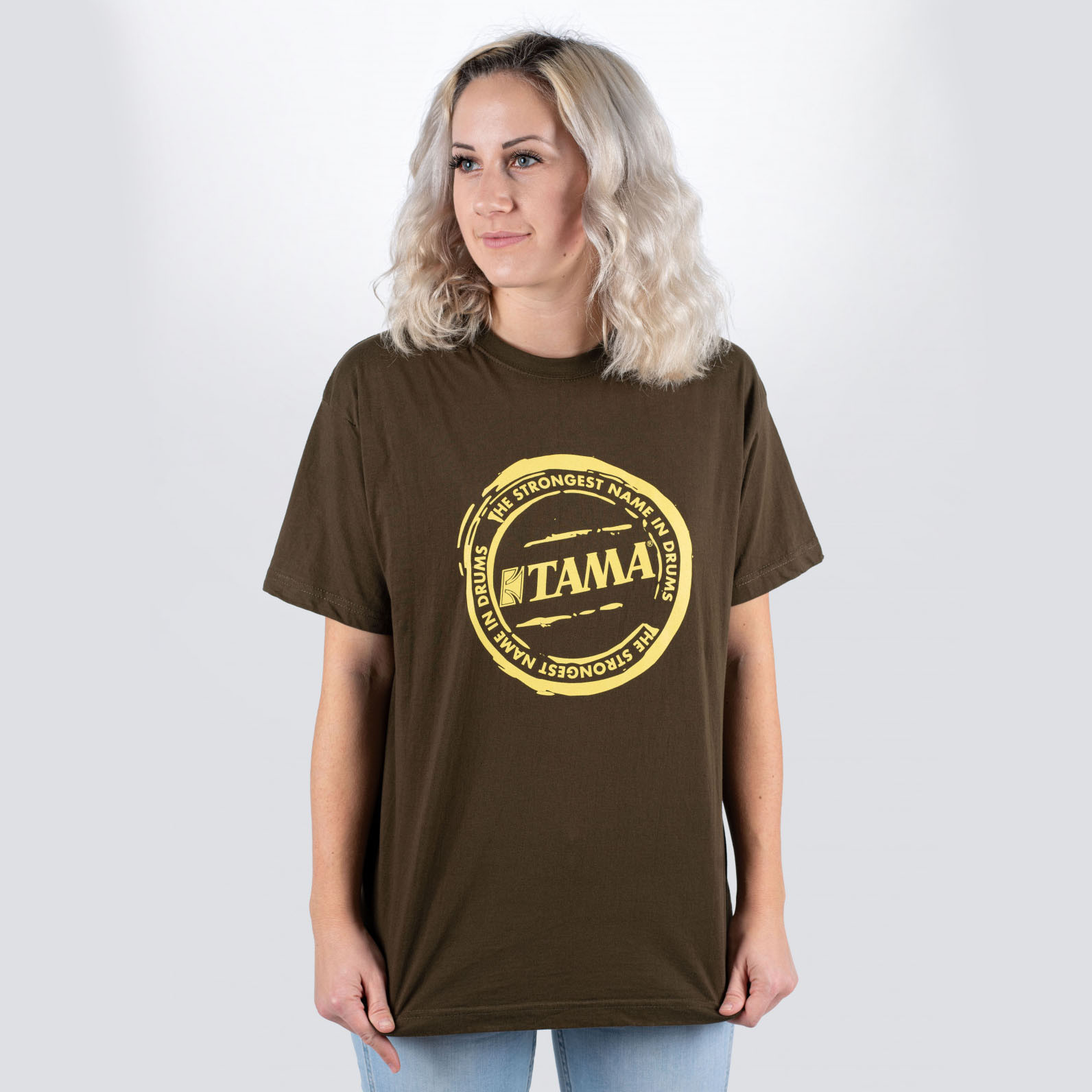TAMA T-Shirt in dunkelgrün mit "The Strongest Name" Logo (TT210-S)