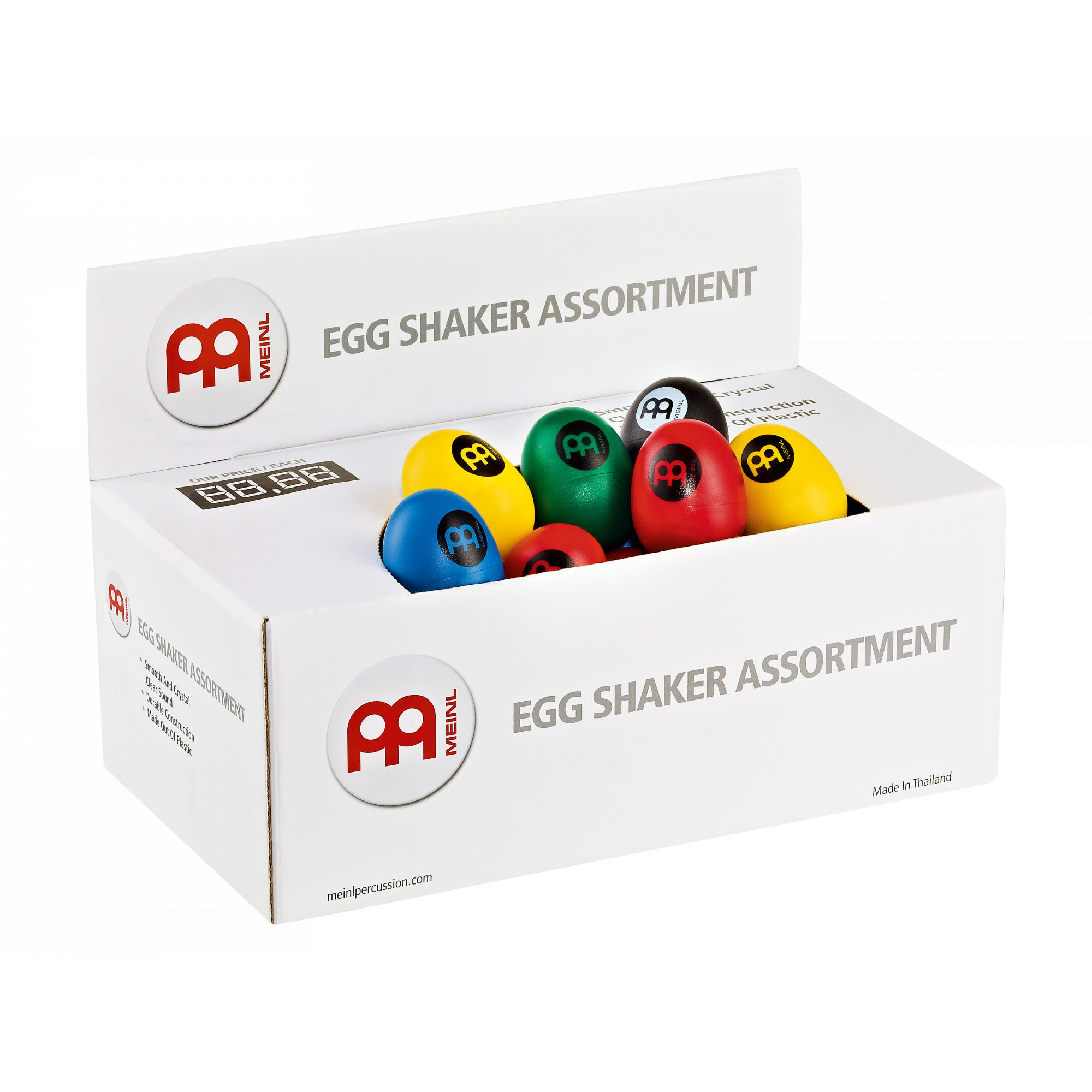 MEINL Percussion Egg Shaker Box - 60 Shakers (ES-BOX)