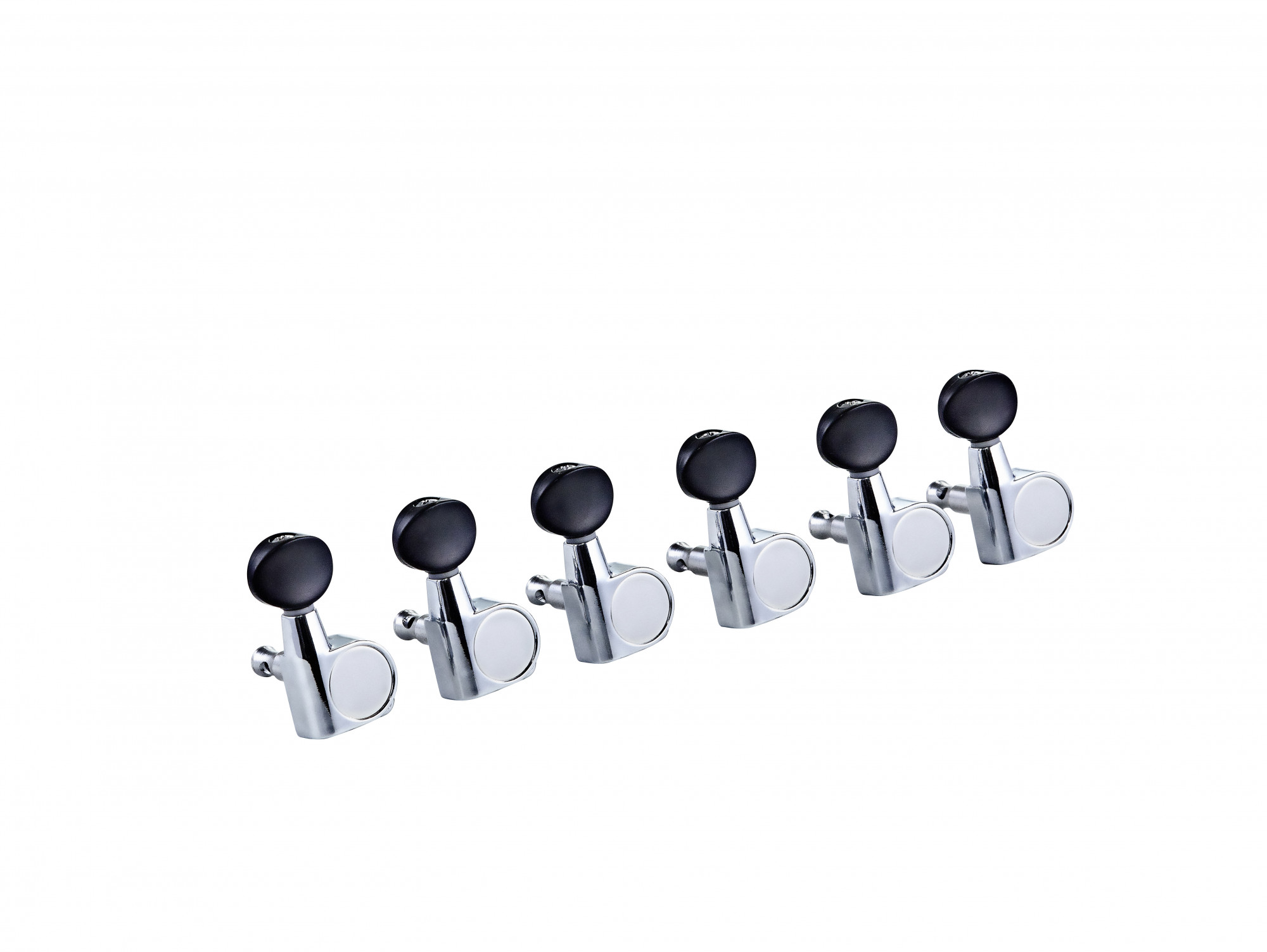 ORTEGA 6 in Line Guitar Tuning Machines - Chrome (OTMEG6L-CR)