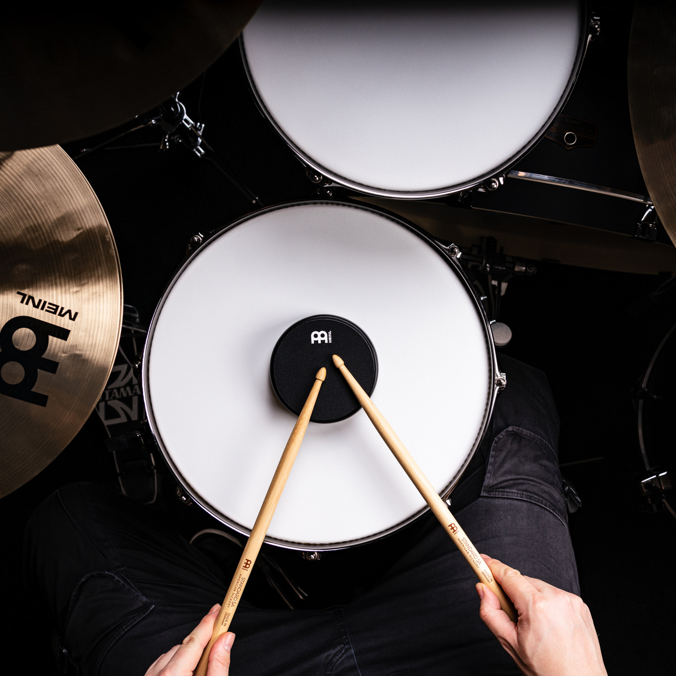 MEINL Cymbals 4" Marshmallow Practice Pad - Black
 (MMP4BK)