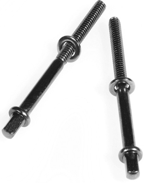 TAMA Tension bolt W7/32xL66mm w/ metal washer (2pcs/set) - Black Nickel (MS666SHPBN)