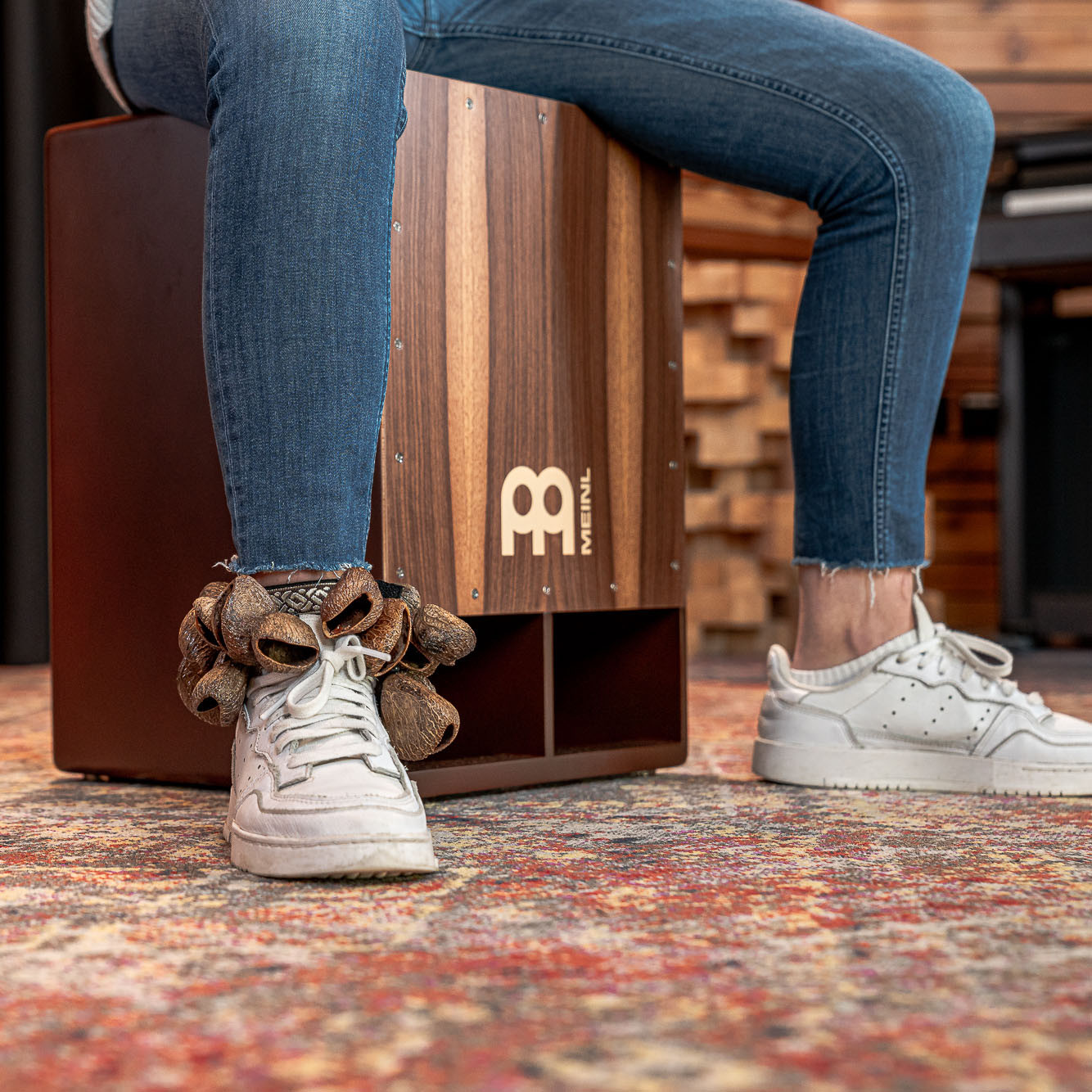 MEINL Percussion Foot Rattle - Pangi Seeds (FR1P)