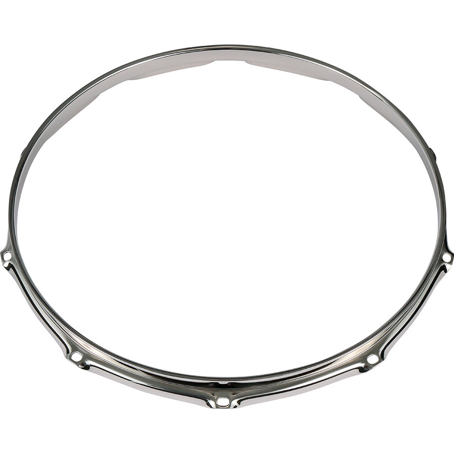TAMA Brass Mighty Hoops 14" 10-Hole - Chrome Batter Side (MFB14-10N)
