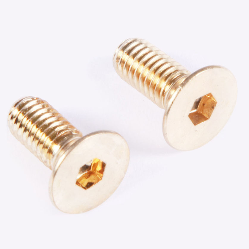 MEINL Percussion - Innensechskantschrauben 2er Set für Höhenverst. Steely-Ständer gold (STAND-28)