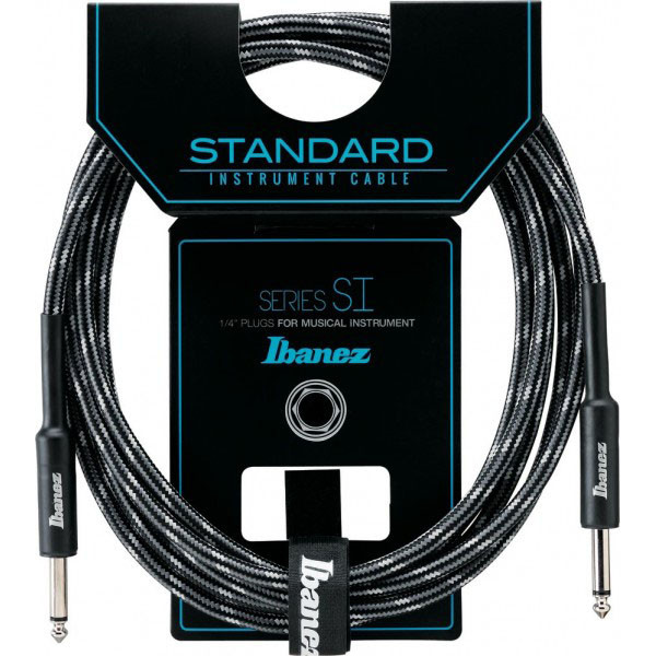 IBANEZ SI Serie (Standard) Instrumentenkabel - 2 gerade Stecker Gewebt - Klinke - Klinke, Camouflage City - 6,10 m / 20 ft (SI20-CCT)