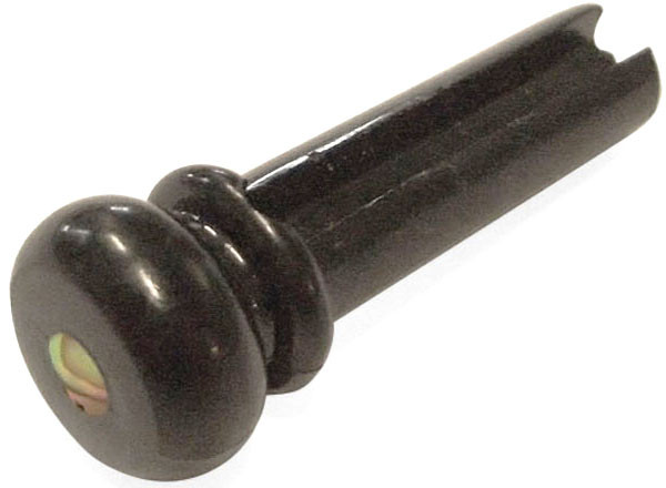 ORTEGA Bridge Pin für Bass - schwarz (OER-30400)