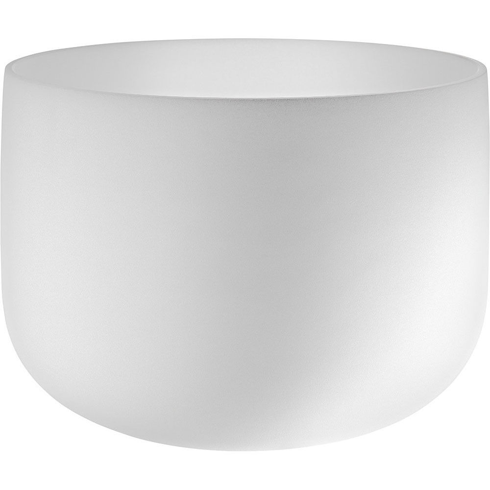 Meinl Sonic Energy 14" white-frosted Crystal Singing Bowl C4, 432 Hz, Wurzelchakra (CSB14C)