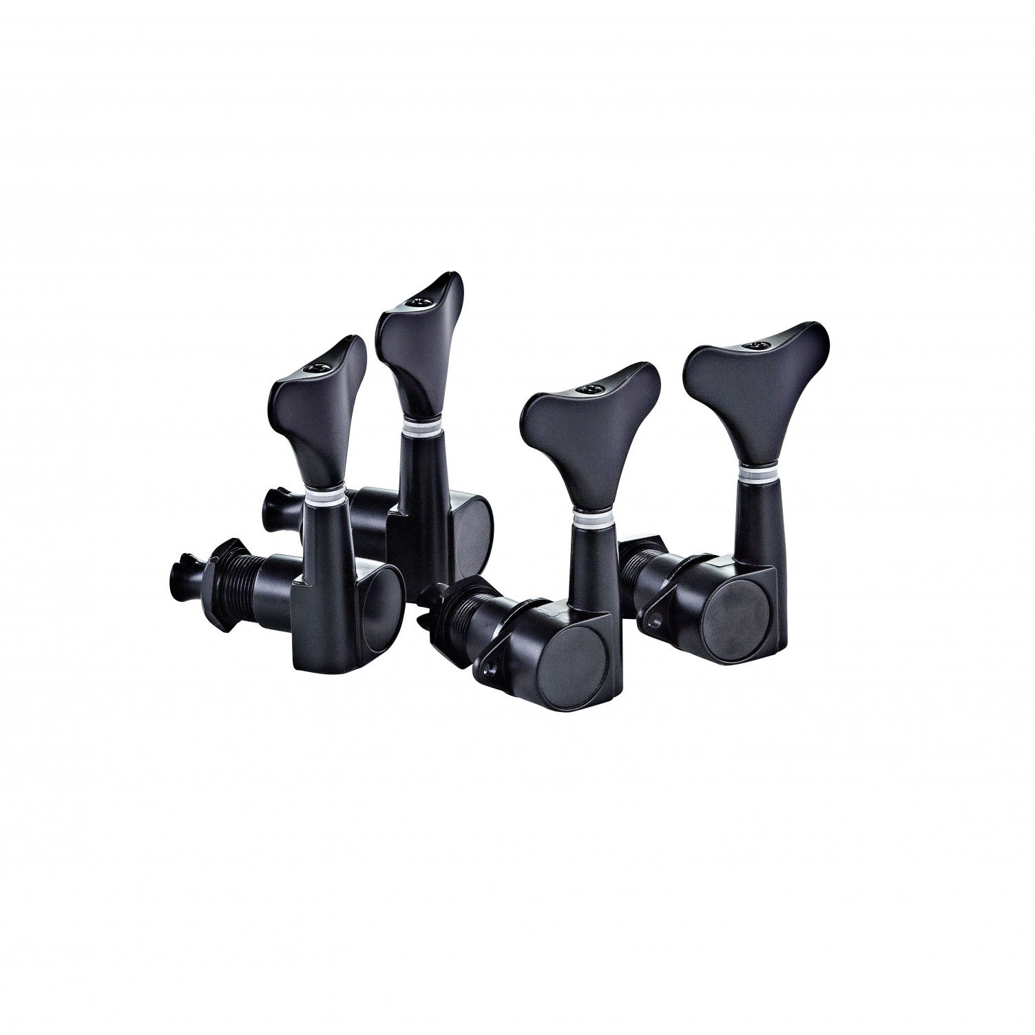 ORTEGA 2+2 Bass Tuning Machines - Gloss Black (OTMEB22-GB)